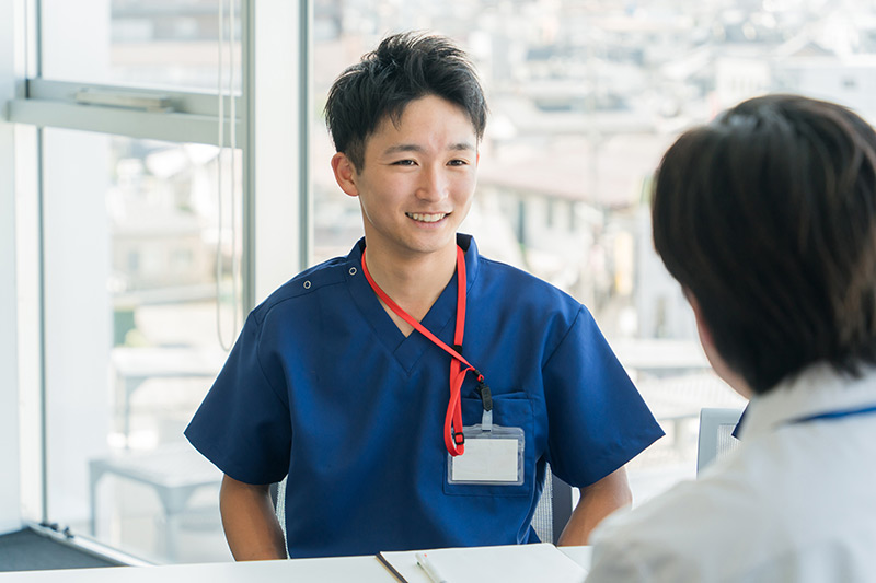 男性の看護師